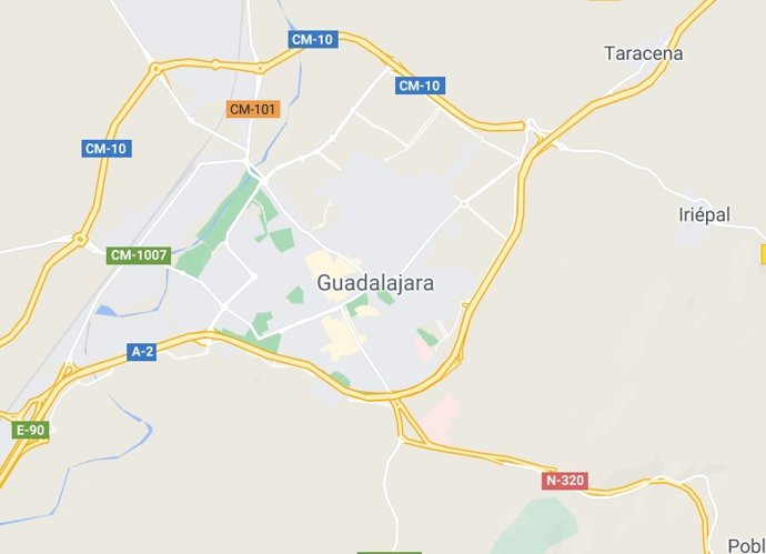 Imagen de Guadalajara en Google Maps