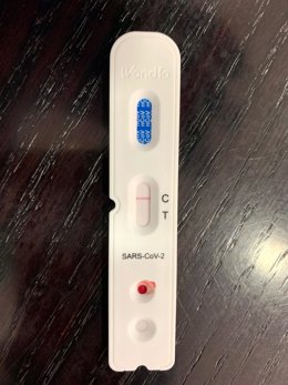 Imagen de uno de los test rápidos que lleva a cabo la Junta de Andalucía