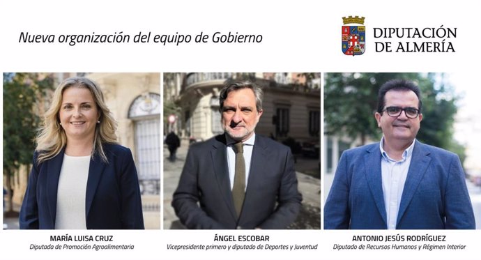 La diputación de Almería reestructura su equipo de gobierno