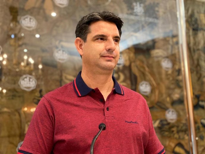 Pedro García en el Ayuntamiento de Córdoba, en una imagen de archivo.