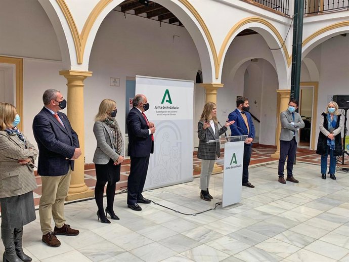 Ana Mestre haciendo balance del año en Algeciras