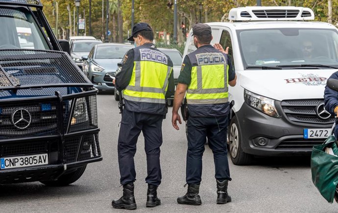 Imagen de archivo de un dispositivo policial