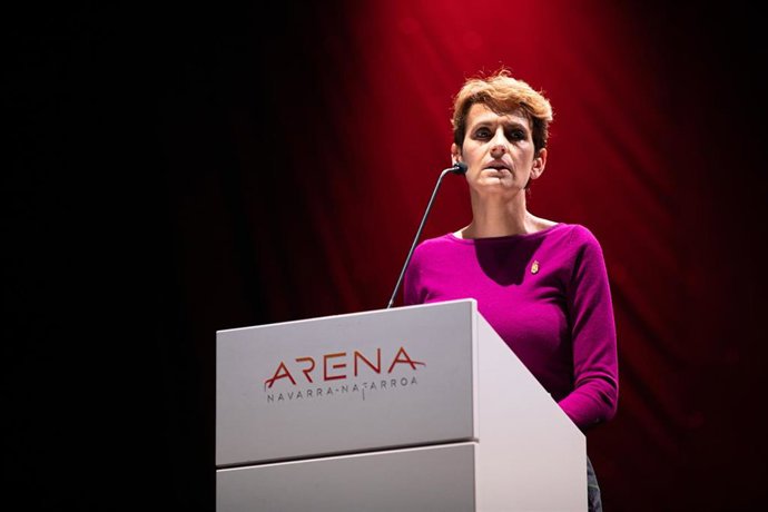 María Chivite, presidenta del Gobierno de Navarra