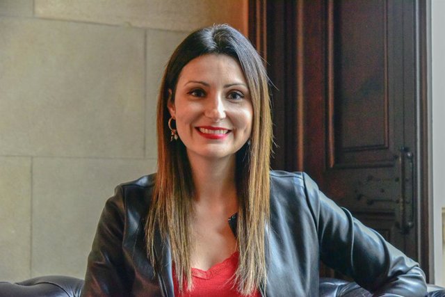 La portaveu de Ciutadans al Parlament, Lorena Roldán, en una entrevista d'Europa Press. Barcelona, Catalunya (Espanya), 3 de desembre del 2020.