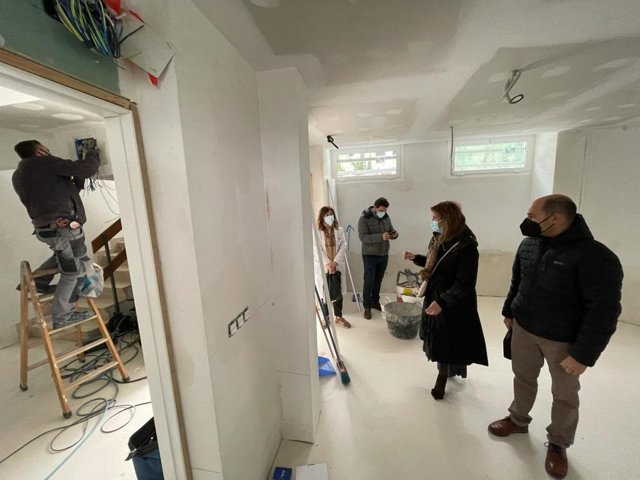 Visita a las obras en el Centro de Transfusión Sanguínea de Jaén