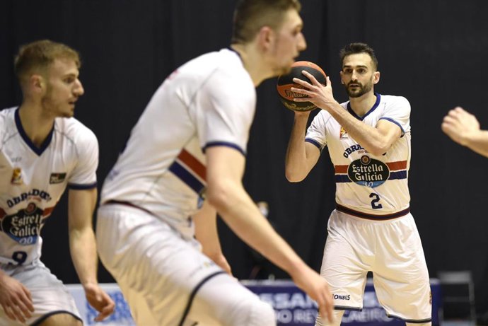 El Obradoiro en un partido ACB
