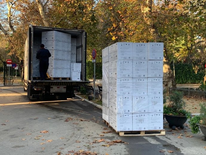 Reparto de mascarillas coordinado por la Subdelegación