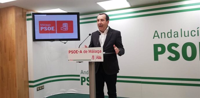 El secretario general del PSOE de Málaga, José Luis Ruiz Espejo