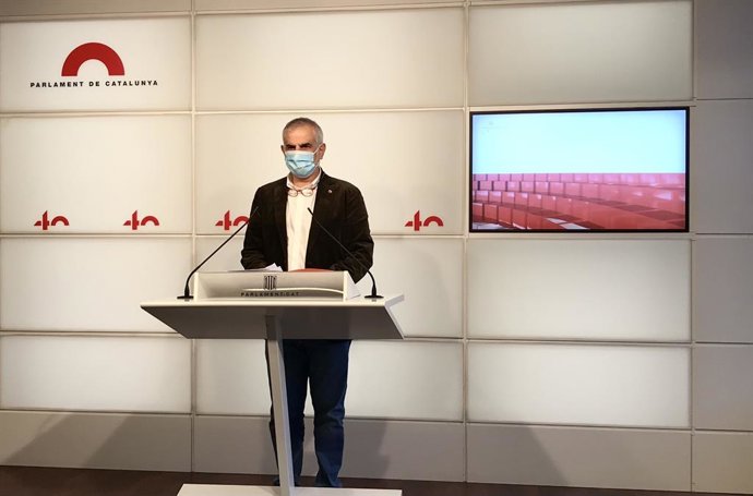 El líder de Cs a Catalunya i candidat a les eleccions del 14 de febrer, Carlos Carrizosa