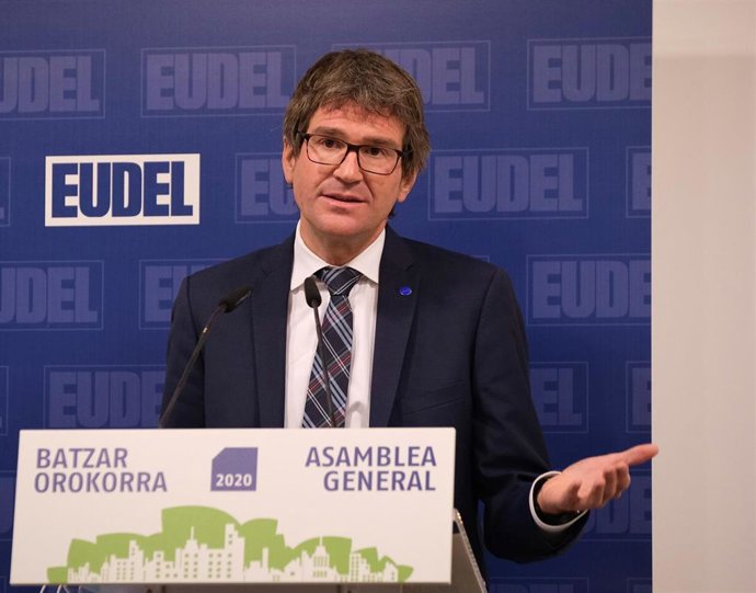 El presidente de Eudel, Gorka Urtaran