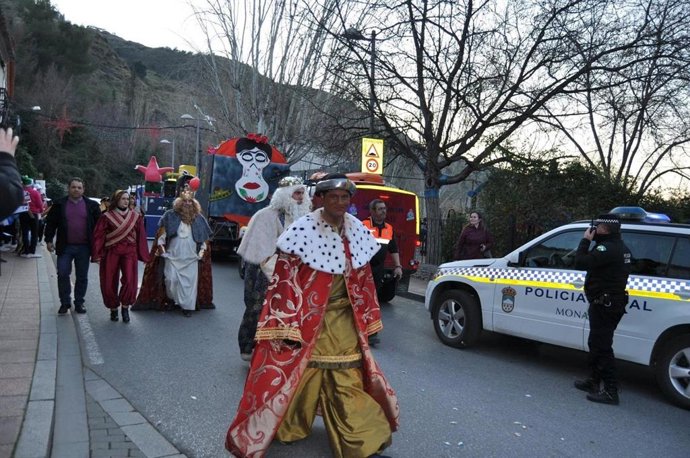 Cabalgata de los Reyes Magos en Monachil en una imagen de archivo