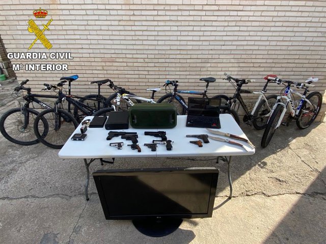 Objetos intervenidos en la operación Mc Gregor