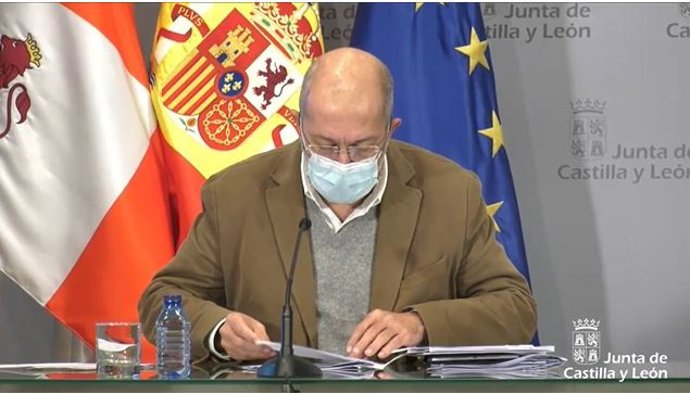 Captura de la comparecencia de Igea en el último Consejo de Gobierno.