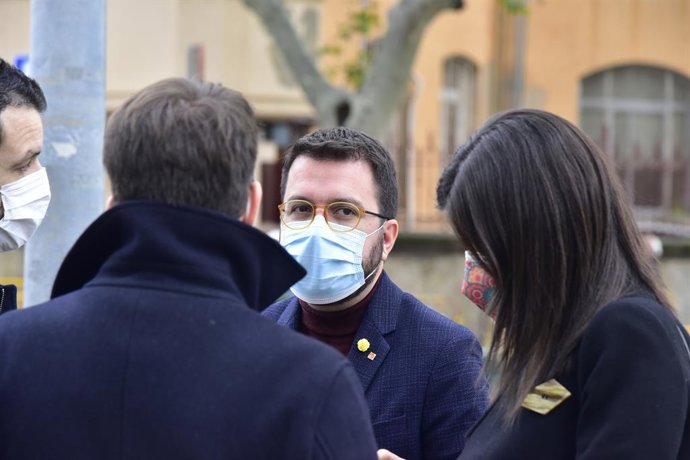 El vicepresident de la Generalitat, Pere Aragons