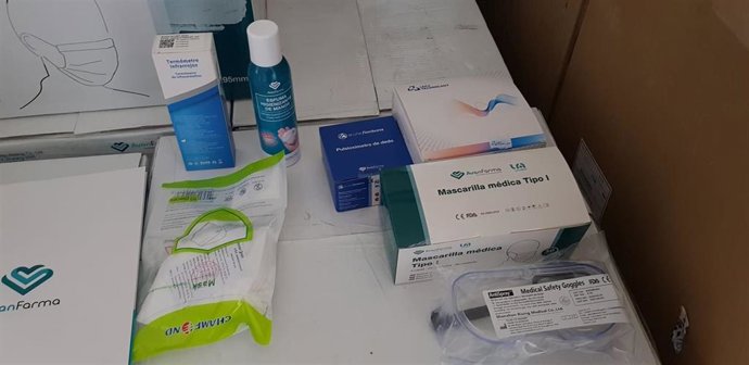 Material donado por la empresa