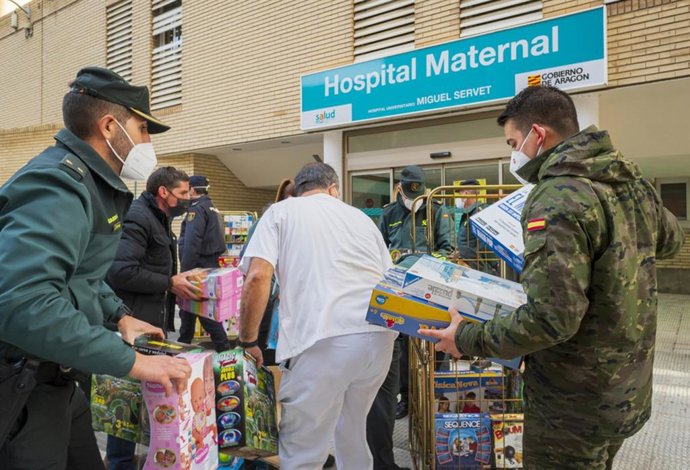 Los juguetes donados llegarán a centros sanitarios de Zaragoza