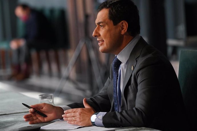 Juanma Moreno, presidente de la Junta de Andalucía, en una foto de archivo.