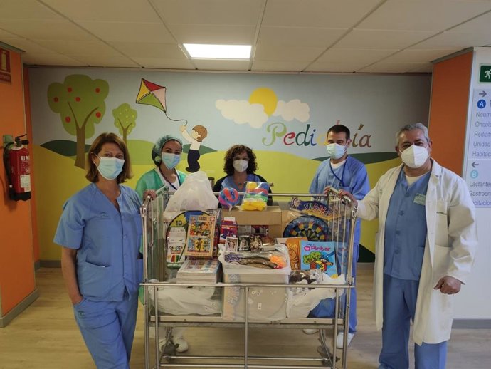 Iniciativa solidaria 'Sueños de Navidad' en el hospital Macarena