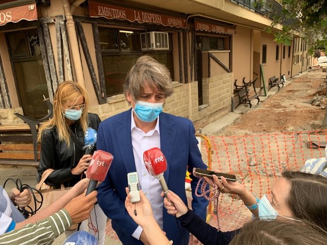 El alcalde de Soria, Carlos Martínez. En una foto de archivo.