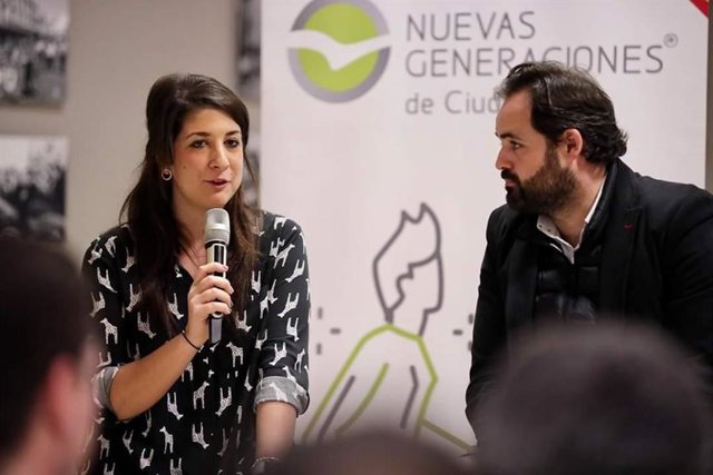 La presidenta de Nuevas Generaciones, Marta Maroto,