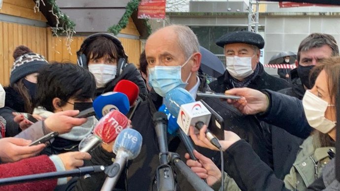 El vicelehendakari y consejero de Seguridad, Josu Erkoreka