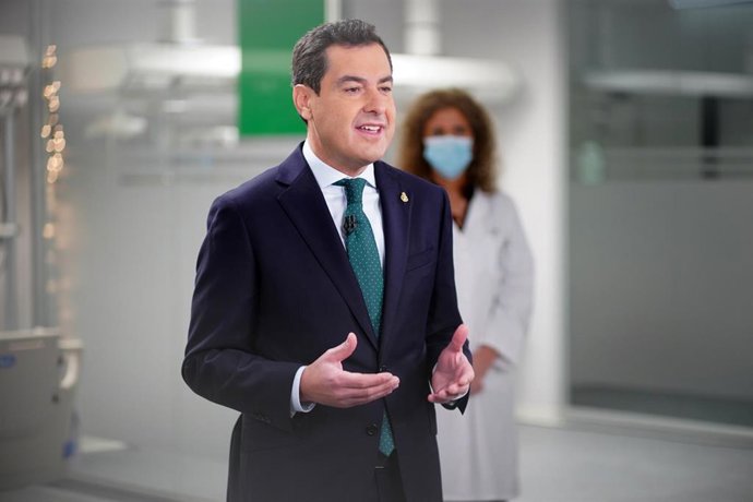 El presidente de la Junta de Andalucía Juanma Moreno.