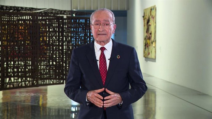 El alcalde de Málaga, Francisco de la Torre, en su mensaje de Año Nuevo