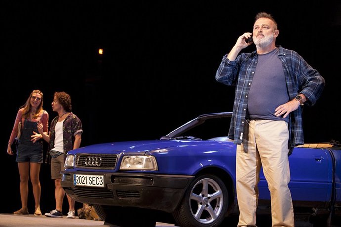 Pablo Carbonell en el montaje "Blablacoche"