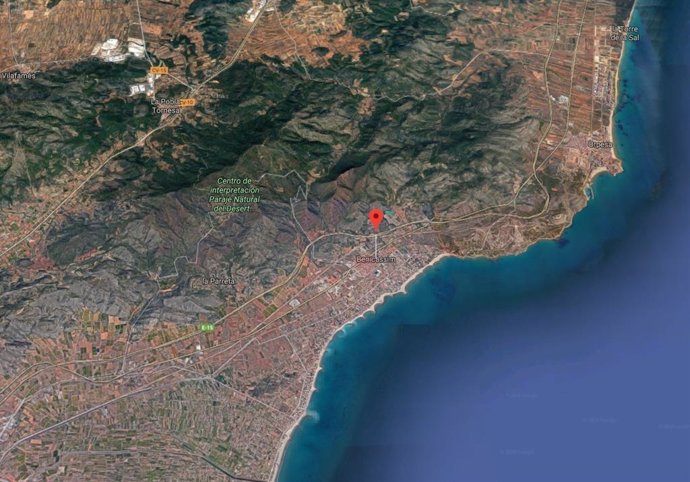Localización de Benicssim (Castellón)
