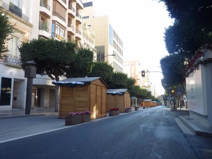 El Paseo de Almería será peatonal en su totalidad este sábado y domingo.