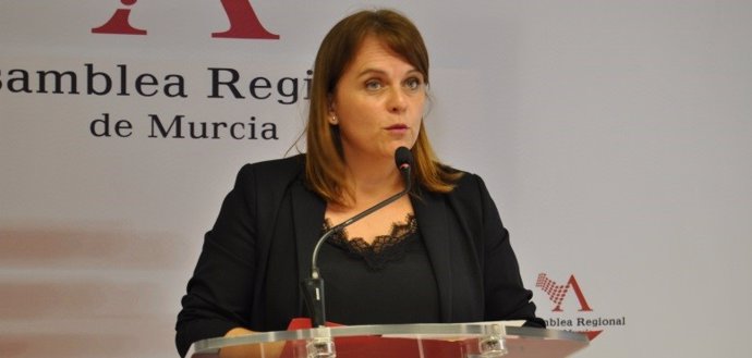 La diputada del Grupo Parlamentario Socialista, María Dolores Martínez Pay