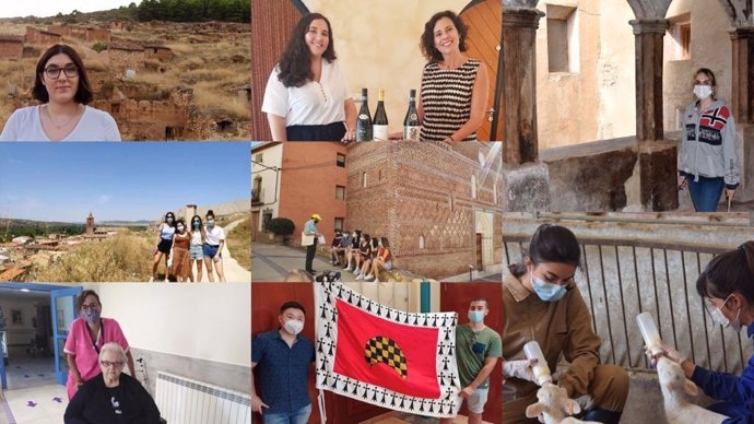 Más de 40 estudiantes participan en 2020 en el 'Erasmus rural' de la Diputación de Zaragoza y la UZ.