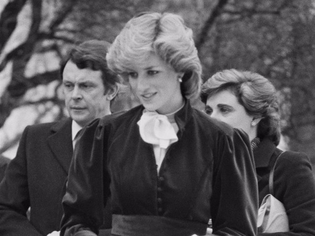 Diana, Princess of Wales at the British Embassy in Oslo, Norway, 12th February 1984.