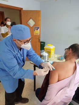 Vacunación en residencias del municipio de Murcia
