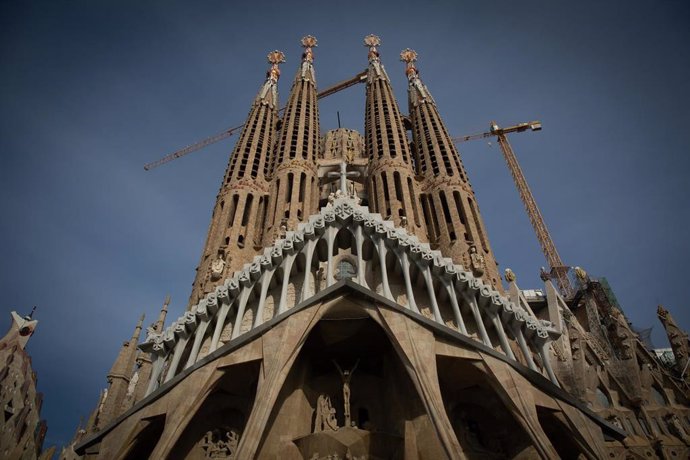 La Sagrada Familia, en Barcelona, Catalunya (España), a 16 de noviembre de 2020.