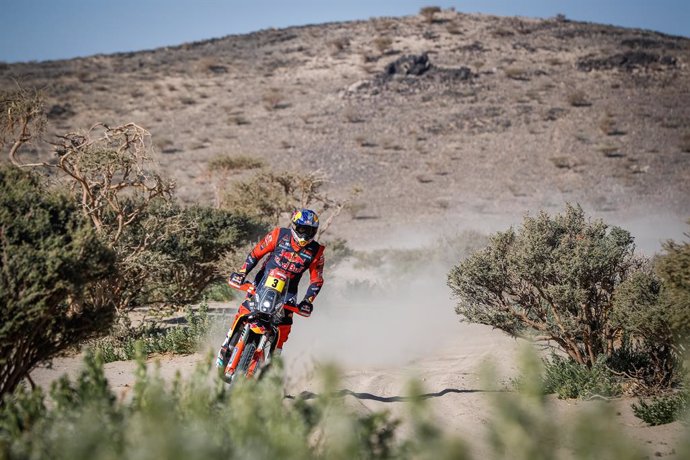 03 Price Toby (aus), KTM, Red Bull KTM Factory Team, Moto, Bike, action during the 1st stage of the Dakar 2021 between Jeddah and Bisha, in Saudi Arabia on January 3, 2021 - Photo Antonin Vincent / DPPI