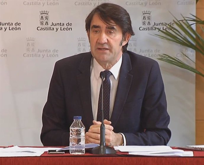 Captura de la comparecencia de Suárez-Quiñones en una rueda de prensa.
