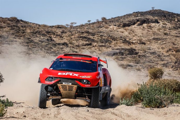 311 Roma Nani (esp), Winocq Alexandre (fra), Hunter, Bahrain Raid Extreme, BRX, Auto, action during the 1st stage of the Dakar 2021 between Jeddah and Bisha, in Saudi Arabia on January 3, 2021 - Photo Florent Gooden / DPPI
