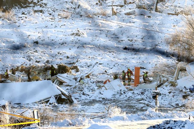 Avalancha de nieve en Noruega