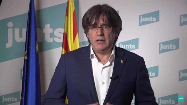 El expresidente de la Generalitat y líder de JxCat, Carles Puigdemont.