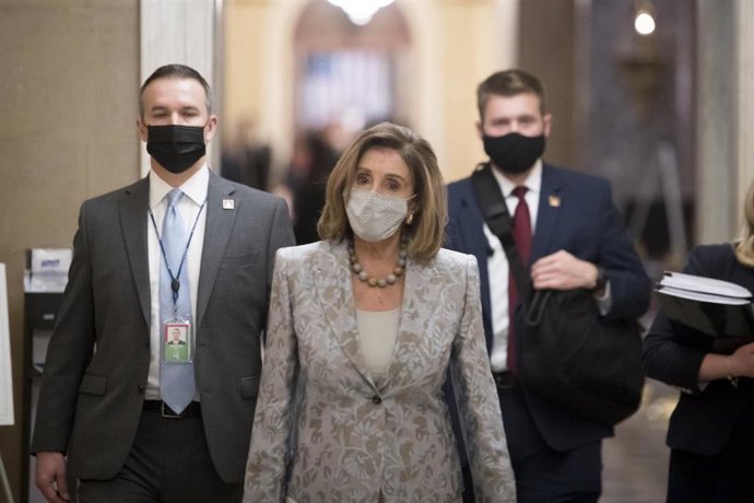 La presidenta de la Cámara de Representantes de Estados Unidos, Nancy Pelosi
