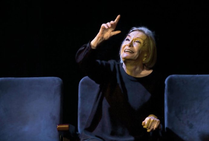 Imagen de archivo de Núria Espert interpretando en 'Zuera Escena' su versión del 'Romancero gitano' de Lorca.