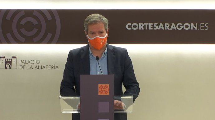 El coordinador autonómico y portavoz del Grupo Parlamentario de Ciudadanos, Daniel Pérez Calvo.
