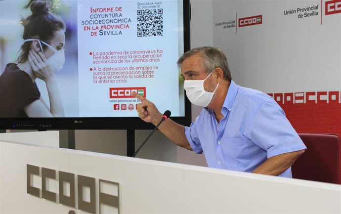 Alfonso Vidán, en rueda de prensa, en foto de archivo