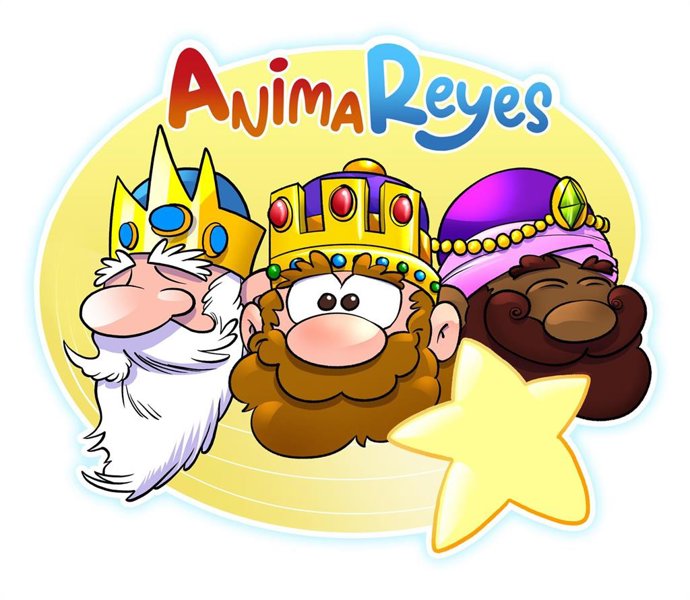 Ilustración que da imagen a la cabalgata virtual de 'Animareyes'.