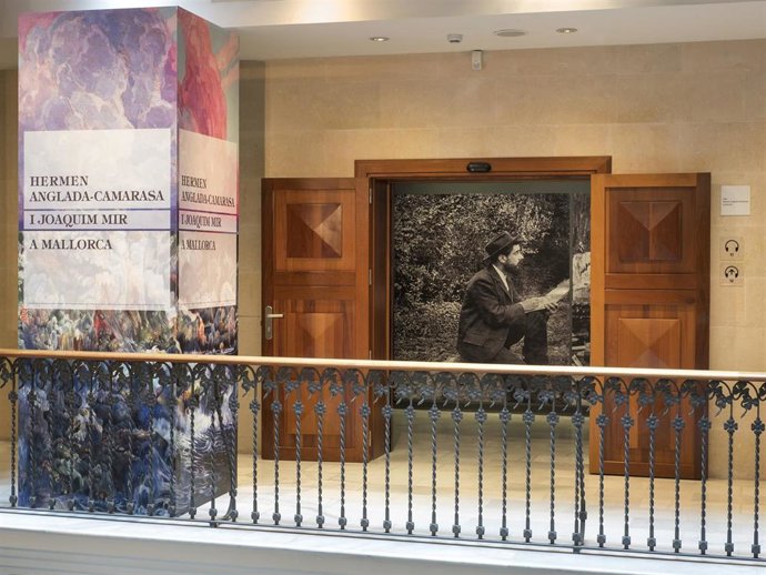 Imagen de la exposición 'Hermen Anglada-Camarasa y Joaquim Mir en Mallorca', en el Caixa Forum de Palma.