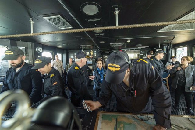 Visita de la ministra de Defensa, Margarita Robles, a la Armada en la Base Naval de Rota (Cádiz).