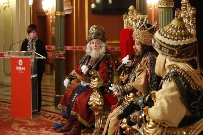 Los Reyes Magos de Oriente en el Ayuntamiento de Bilbao
