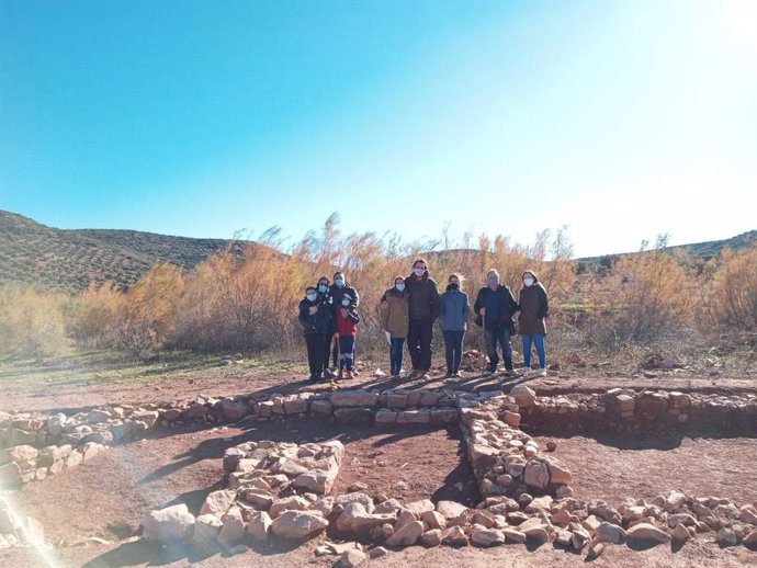 Visita a los yacimientos arqueológicos de Rus, desucbiertos en el entorno del pantano del Giribaile