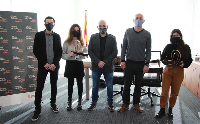 Imagen de los galardonados de la primera edición de los Premios Laya